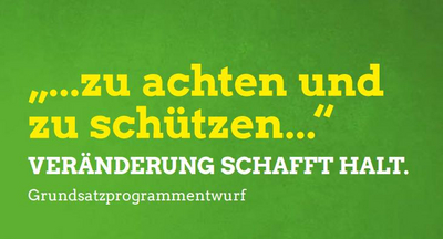 Der neue Grundsatzprogrammentwurf der GRÜNEN